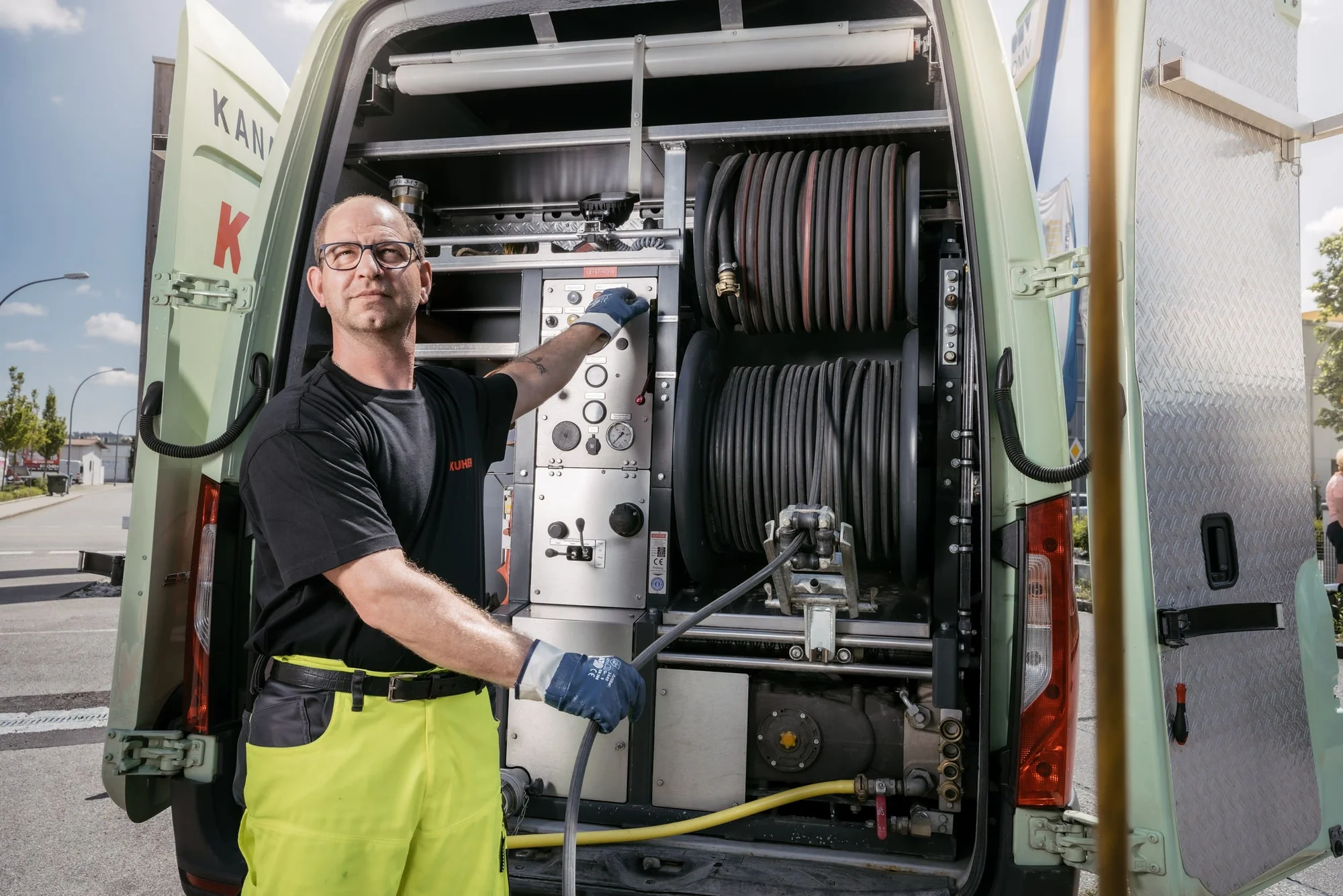 TV Kanaluntersuchung in Hayingen zur Prüfung von Leitungen